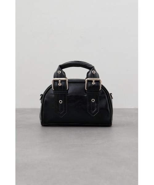moussy 黒のレザーベルト シルバーバックル付き MOUSSY | SPLIT LEATHER ワイドベルト (ベルト ) |SHEL'TTER