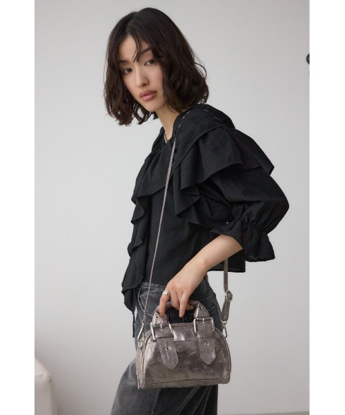 【Minga London】Buckled Up バックル リボン ショルダーバッグ Minga London(ミンガロンドン) バッグ・カバン(レディース