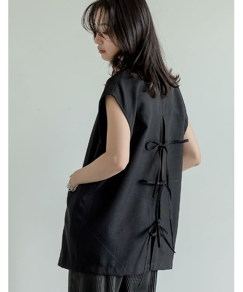 ベスト ジレ 「セットアップ対応」リネンライクジレ レディース ITEMS URBANRESEARCH（アイテムズ アーバンリサーチ）の