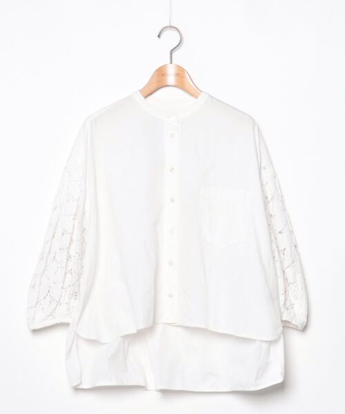 「liflattie ships」 「TICCA」7分袖ブラウス ONE SIZE ホワイト レディース