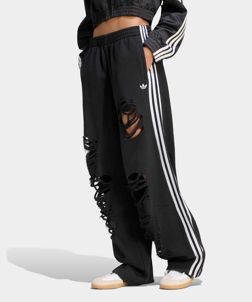  アディダス ダメージ加工 ジョガーパンツ スウェットパンツ　M adidas（アディダス） ワイドパンツ パンツ adidas Originals ダメージ