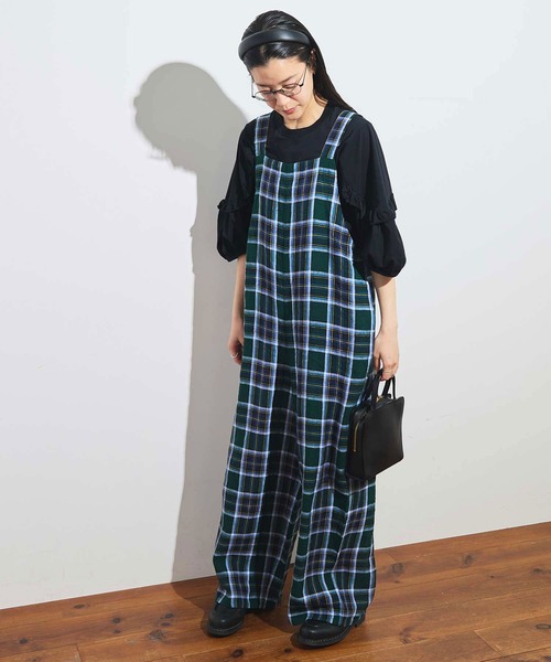 fig London（フィグロンドン） サロペット オーバーオール ○Olive