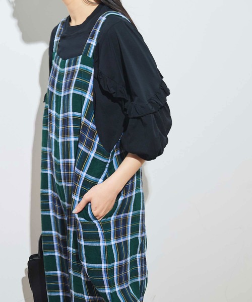 fig london オーバーオール fig London（フィグロンドン） サロペット オーバーオール ○Olive