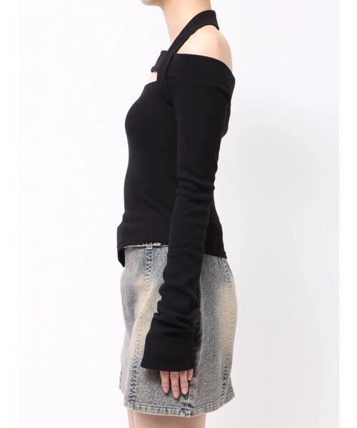 EATME（イートミー） tシャツ ホルターネックオフショルTOP レディース 