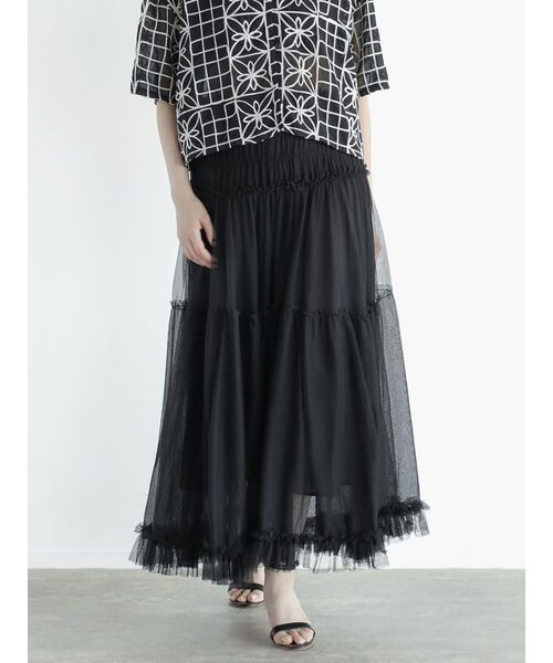 FIKA.（フィーカ） スカート Tiered tulle skirt : ZOZOTOWN Yahoo!店