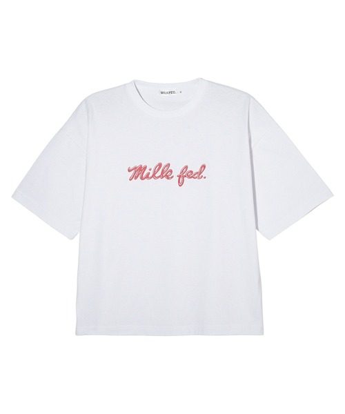 「MILKFED.」 半袖Tシャツ M ホワイト レディース_画像4