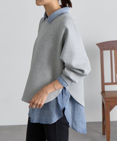 BEARDSLEY tシャツ ダンボールサークルプルオーバー レディース