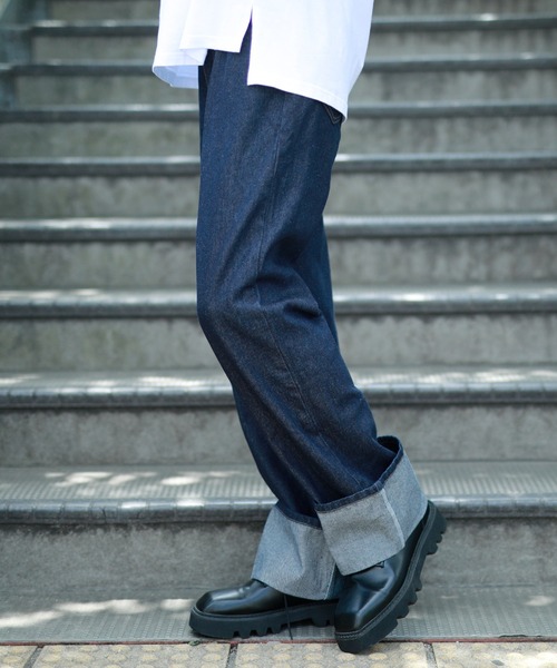 「G.O.C」 デニムパンツ MEDIUM ブラック メンズ