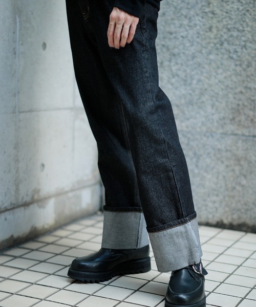 「G.O.C」 デニムパンツ MEDIUM ブラック メンズ