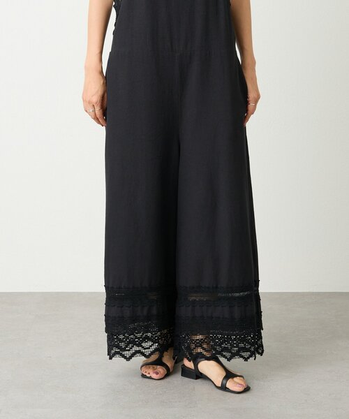 BEARDSLEY サロペット オーバーオール レースキャミサロペット