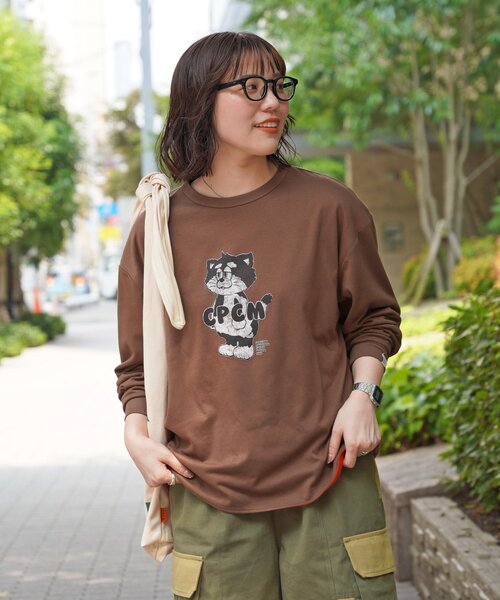 tシャツ 「ANYMAL」リバーシブルロンT レディース メンズ