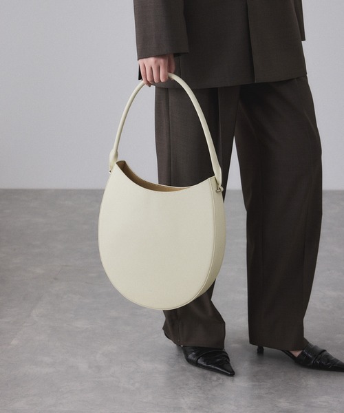 アダムエロペ（ADAM ET ROPE’）/【PFT】Tamago Medium バッグ ADAM ET ROPE'（アダムエロペ） ハンドバッグ 「PFT」Tamago Medium