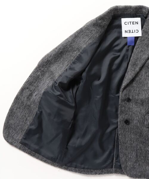 CITEN（シテン） テーラードジャケット FREE ダークグレー レディース