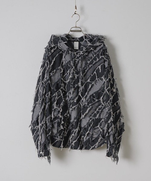 Casper John ノーカラージャケットセットアップ　チャコールグレー　S Casper John ノーカラージャケットセットアップ