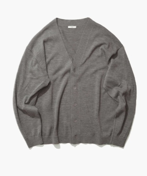 トップス ATON WOOL WASHI | OVERSIZED CARDIGAN WOOL WASHI | OVERSIZED CARDIGAN – ATON | エイトン