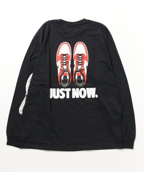 「THRIFTY LOOK」 長袖Tシャツ L ブラック メンズ
