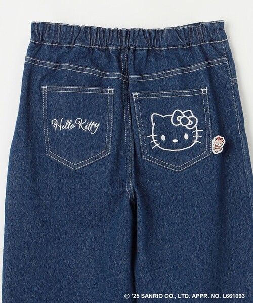 ANY（エニィ） ワイドパンツ パンツ 「ハローキティ×ANY KIDS」デニム