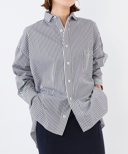 TICCA ブラウス シャツ 「TICCA」スクエアビッグシャツ
