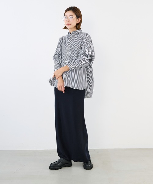 TICCA ブラウス シャツ 「TICCA」スクエアビッグシャツ