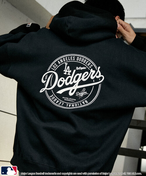 MLB パーカー MLB/メジャーリーグベースボール 別注 SWEAT CIRCLE LOGO