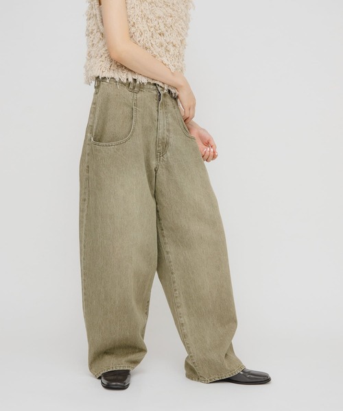 [KBF] Denim брюки 36 non woshu женский 