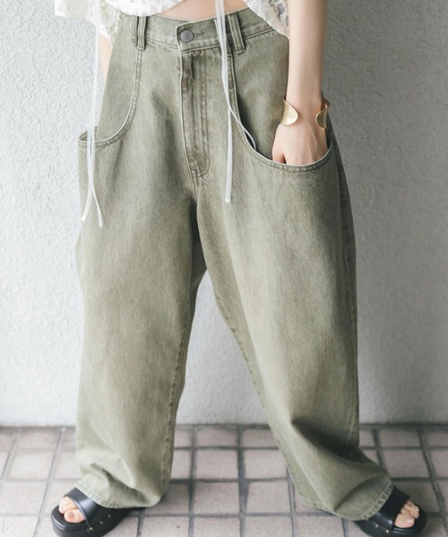 [KBF] Denim брюки 36 non woshu женский 