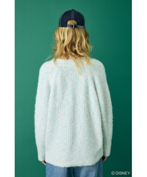 Disney SERIES CREATED by MUS カーディガン MD FACE BUTTON CD