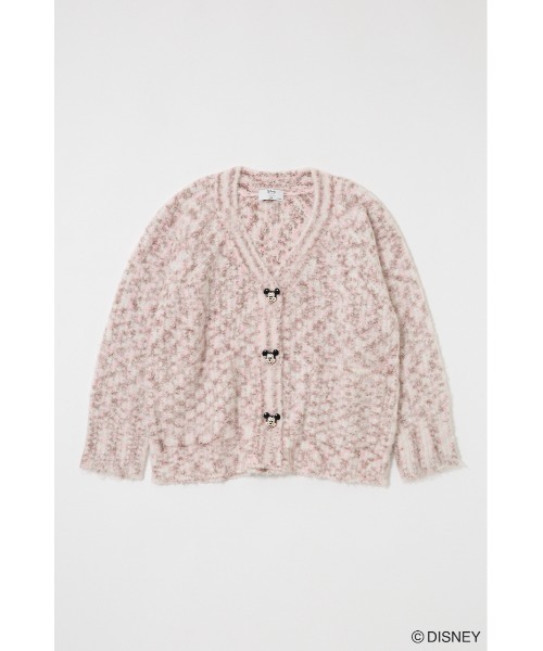 Disney SERIES CREATED by MUS カーディガン MD FACE BUTTON CD