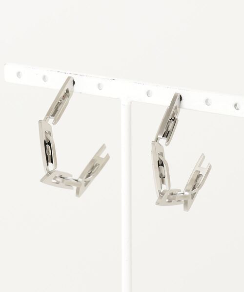 DIESEL（ディーゼル） ピアス（両耳用） FREE シルバー メンズ