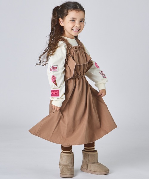 pairmanon（ペアマノン） ジャンパースカート フリル ジャンパー