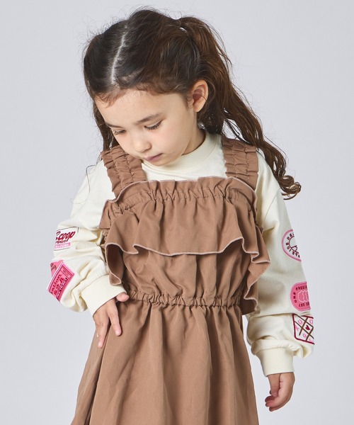 pairmanon（ペアマノン） ジャンパースカート フリル ジャンパー