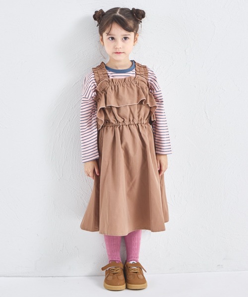 pairmanon（ペアマノン） ジャンパースカート フリル ジャンパー