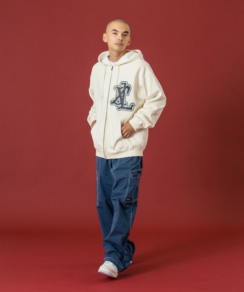 XLARGE（エクストラ ラージ） パーカー PATCHED THERMAL ZIP UP HOODED