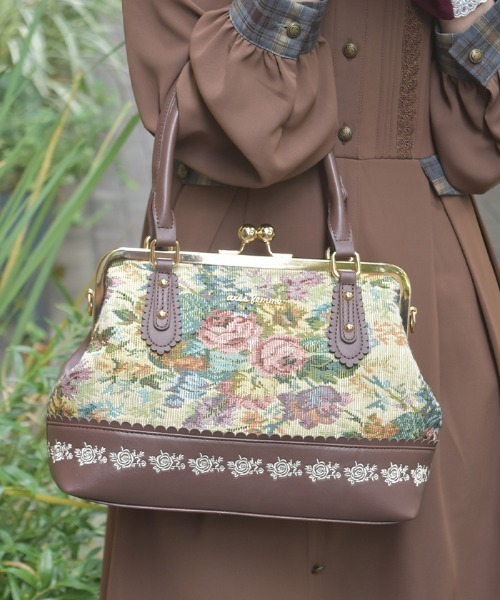 axes femme（アクシーズ ファム） ボストンバッグ クラシカルがま口