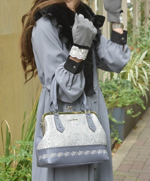 axes femme（アクシーズ ファム） ボストンバッグ クラシカルがま口