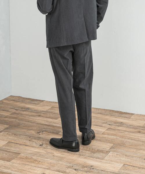 新品 日本製 グレー コーデュロイ スラックス URBAN RESEARCH DOORS（アーバンリサーチドアーズ） スラックス LIFE