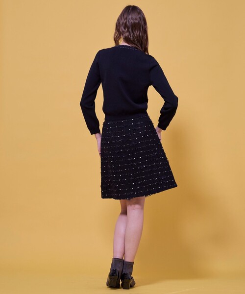 TOCCA（トッカ） ジャケット ノーカラージャケット FLOWER HIDE AND