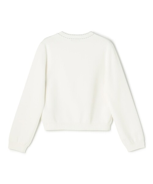 ❤新品❤TOCCA ホワイト ノーカラージャケット M TOCCA（トッカ） ジャケット ノーカラージャケット FLOWER HIDE AND