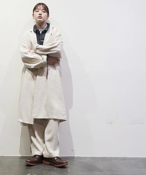 vent blanc（ヴァンブラン） コート アウター コットンリネン アトリエ