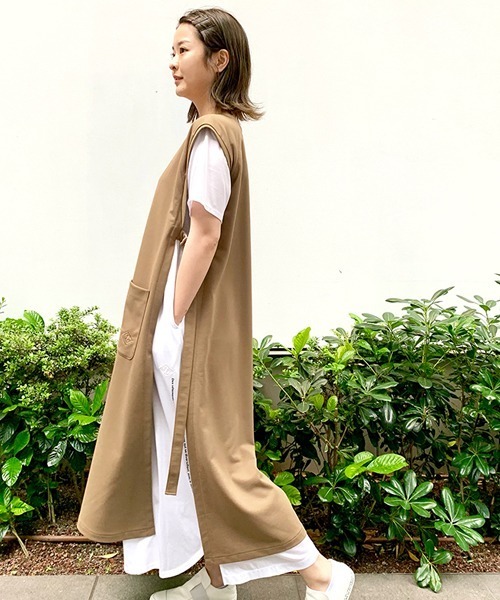 「ZUCCa」 ノースリーブトップス M size グリーン レディース_画像5