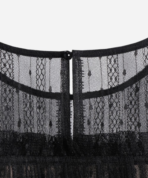 「DRESS PLUS」 半袖ワンピース M ピンク レディース_画像5