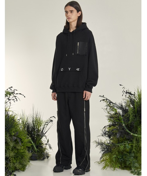 「OY」 プルオーバーパーカー L ブラック メンズ_画像3