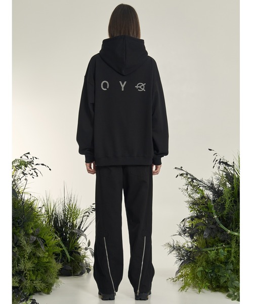 「OY」 プルオーバーパーカー L ブラック メンズ_画像4