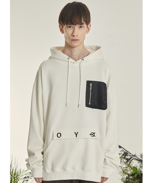 「OY」 プルオーバーパーカー L ブラック メンズ_画像9