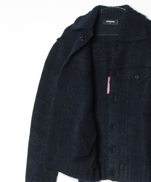 コート ジャケット Knit Jean Jacket/0252 メンズ レディースの画像