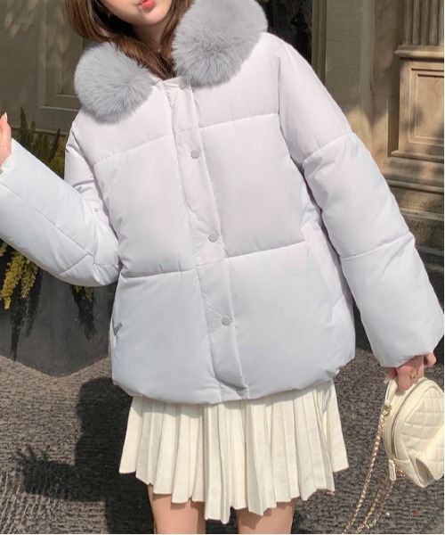 ＆soiree（アンドソワレ） ダウンコート ダウンジャケット ファー付き