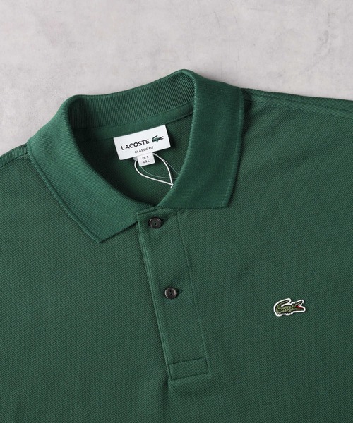 「LACOSTE」 半袖ポロシャツ X-LARGE グリーン メンズ_画像3