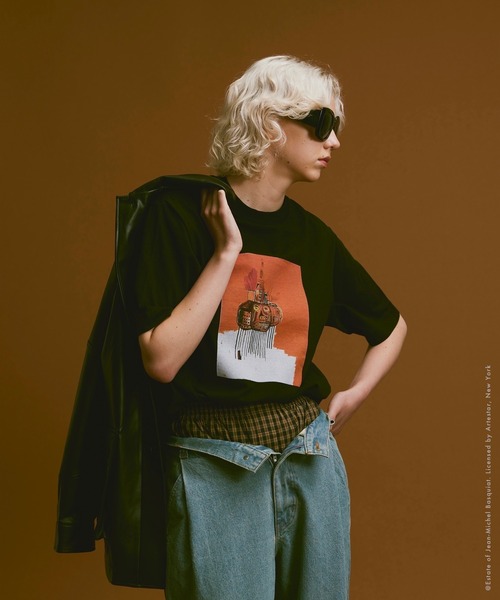 「soerte」 半袖Tシャツ 2 ブラック レディース_画像2