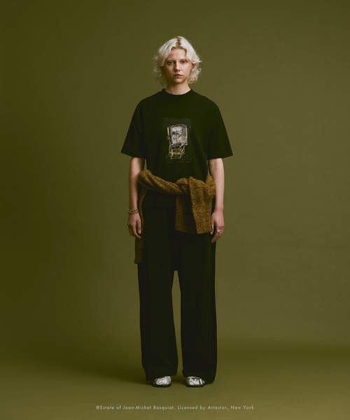 「soerte」 半袖Tシャツ 2 ブラック レディース_画像8