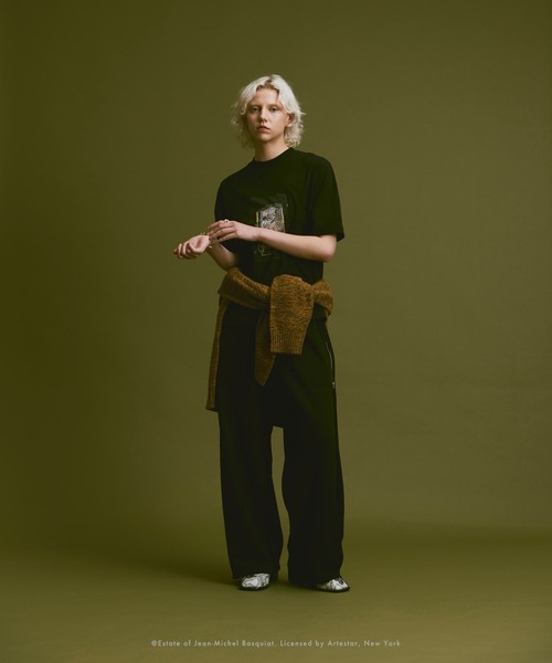 「soerte」 半袖Tシャツ 2 ブラック レディース_画像10